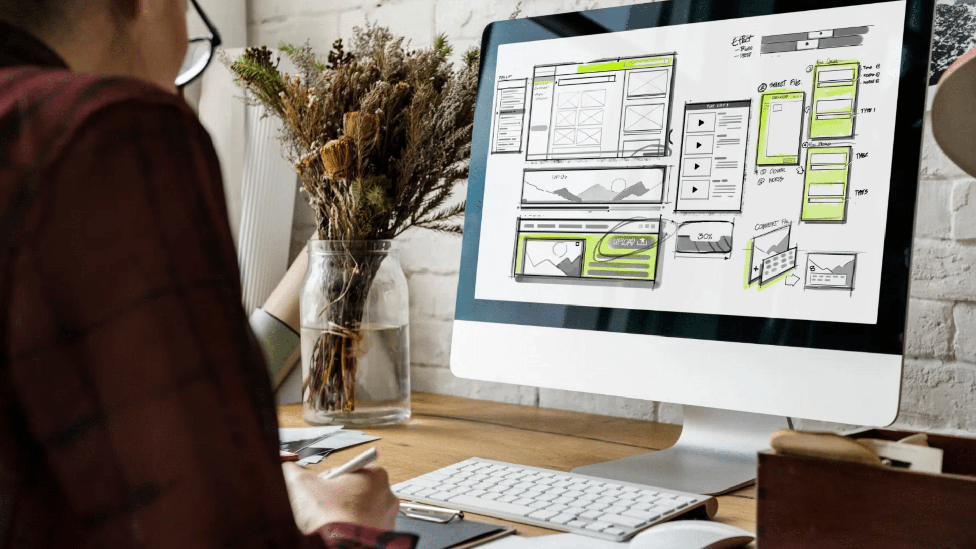 Professional web design services specialize in implementing a creative vision into an optimized web design.