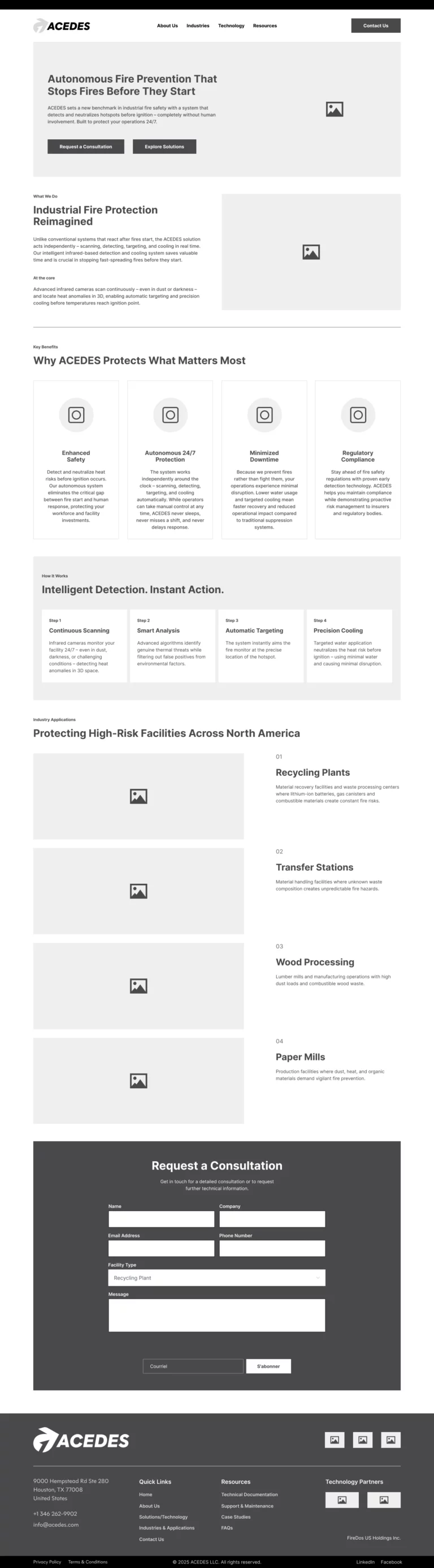 acedes wireframes 01 home
