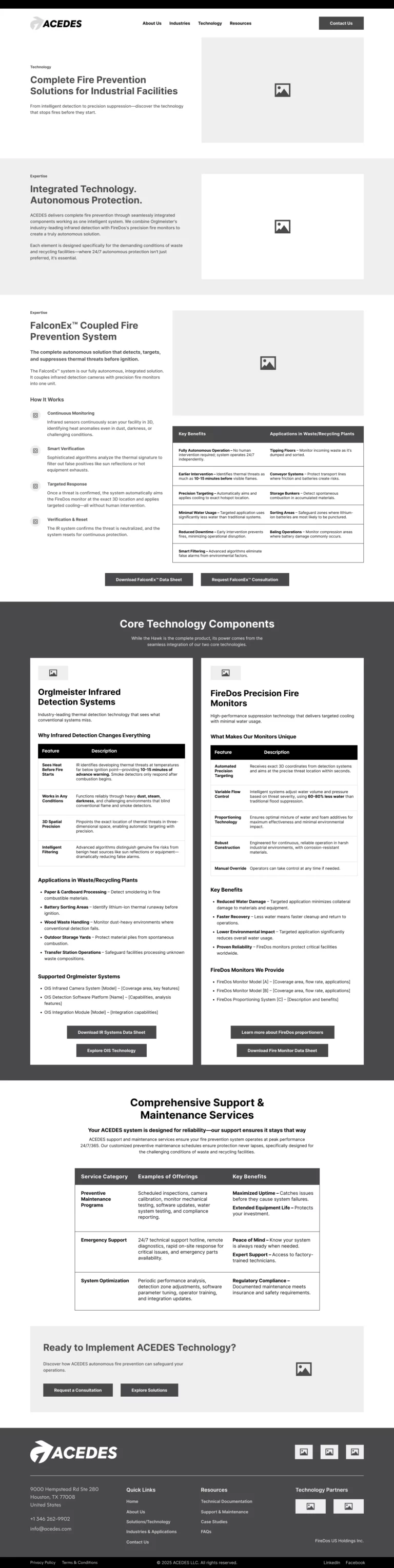 acedes wireframes 04 technology