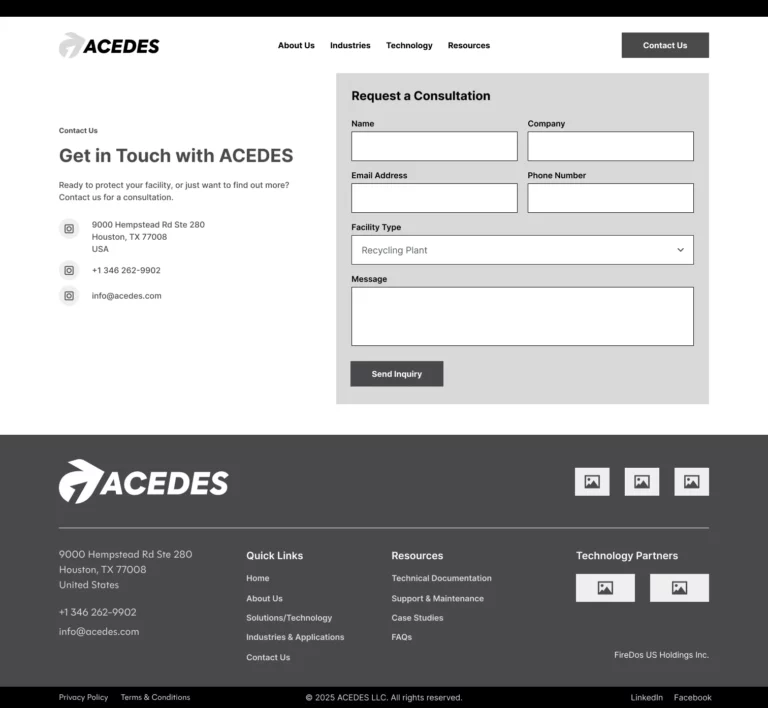 acedes wireframes 05 contact